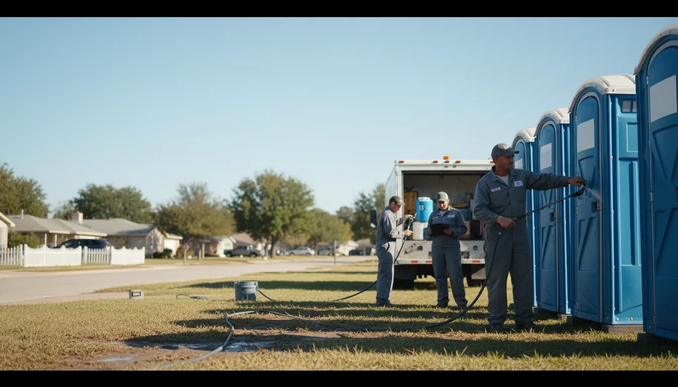 Long-Term Portable Toilet Rental in Rosedale, LA near me